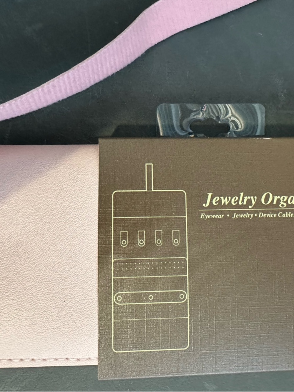 Pink Jewelry Organizer Pouch